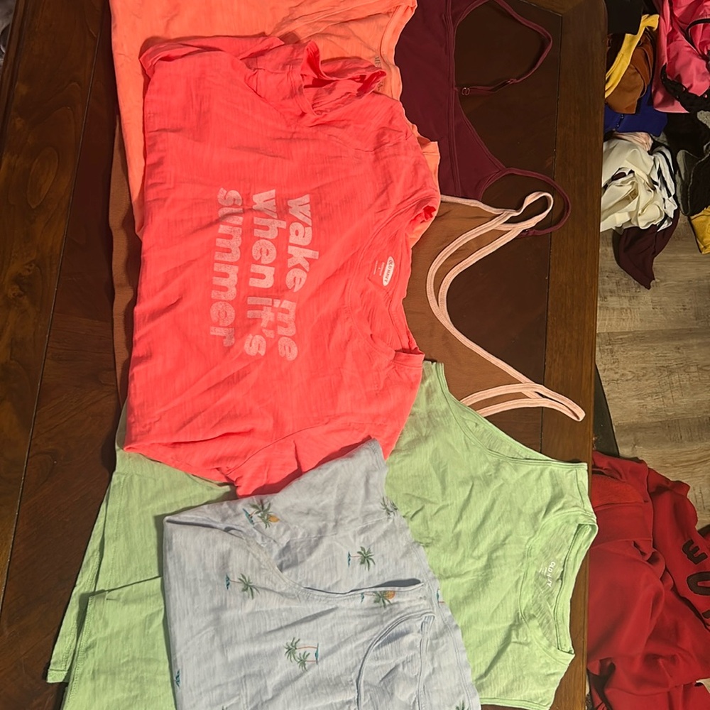 Six tanks and tees